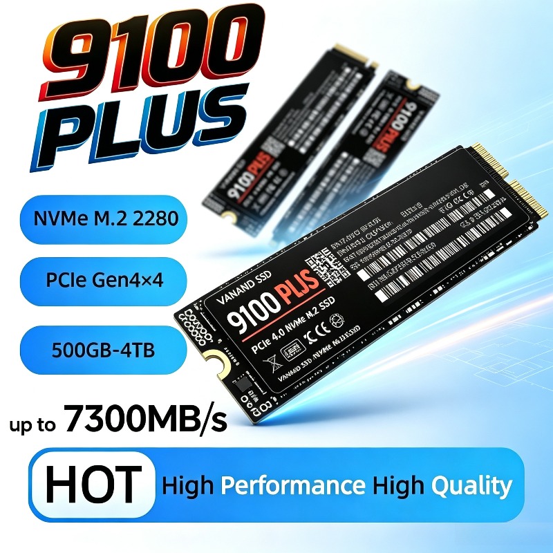 M.2 Nvme 4Tb Pcie 4.0 Ssd - 9100 PLUS M.2 2280 NVMe SSD