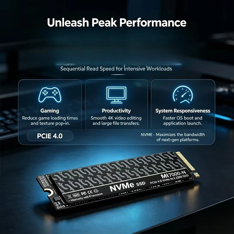 MI7000N 500GB 1TB 2TB 4TB M.2  - M.2 Nvme 4Tb Pcie 4.0 Ssd incelemesi ve fiyatı