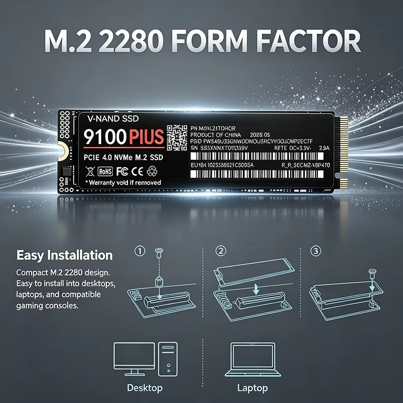 9100 PLUS M.2 2280 NVMe SSD PC - M.2 Nvme 4Tb Pcie 4.0 Ssd incelemesi ve fiyatı