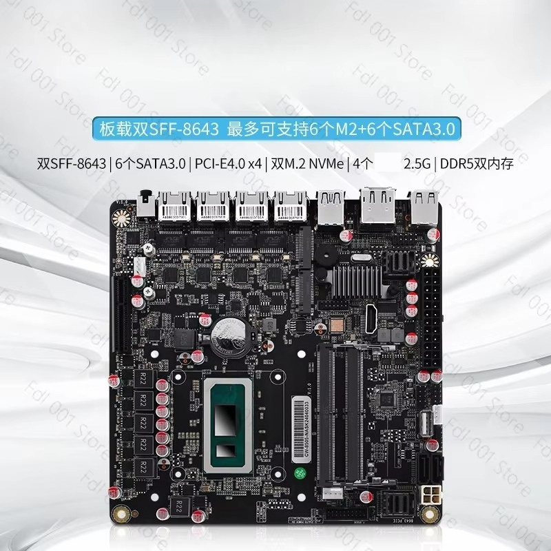NAS Anakart N5105 8505 N100 N3 - Nas Motherboard N100 6 Sata incelemesi ve fiyatı